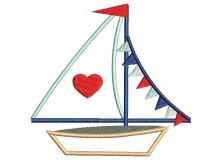 Stickmuster - Hello Sailor Love Boat